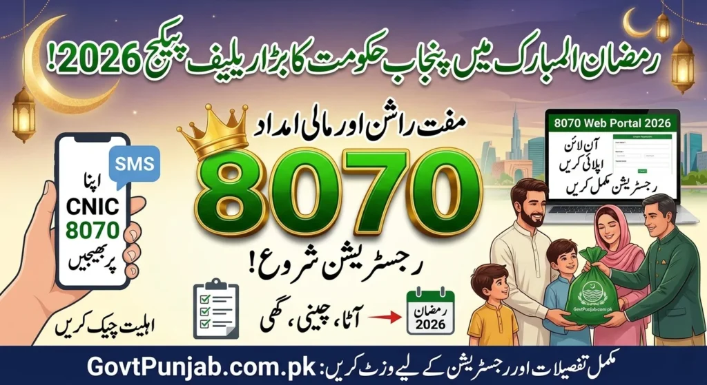 8070 Ramzan Package 2026 Check Online | 8070 Web Portal 2026 8070 Ramzan Package 2026