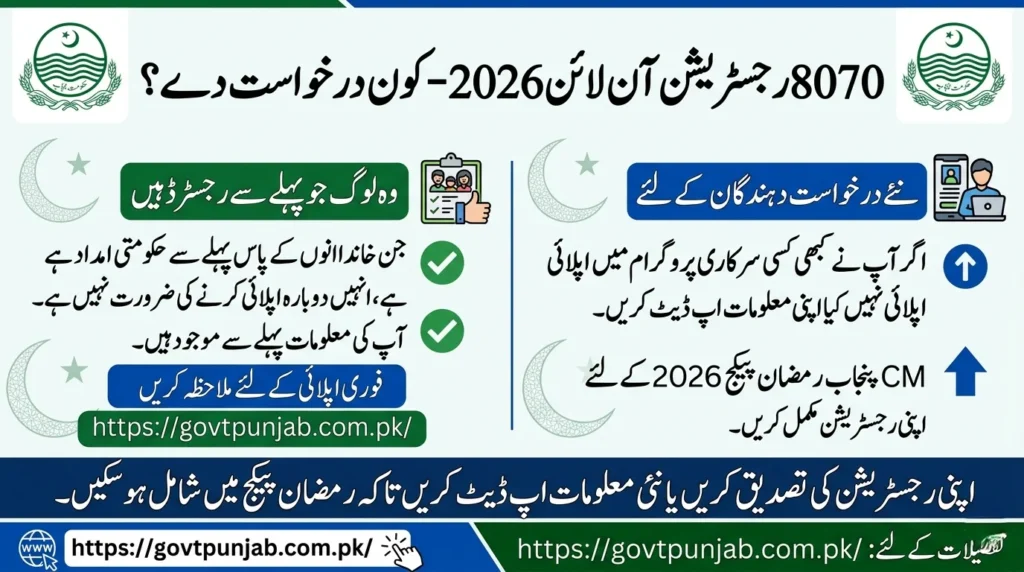 8070 registration online 2026 check