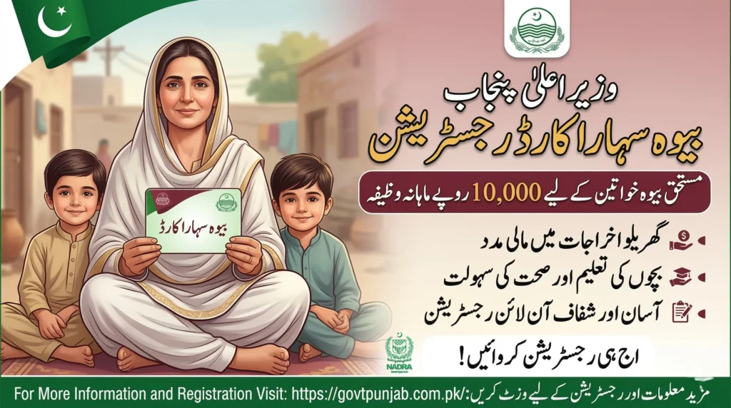 Bewa Sahara Card Registration 2026 | Eligibility Check By CNIC Bewa Sahara Card Registration