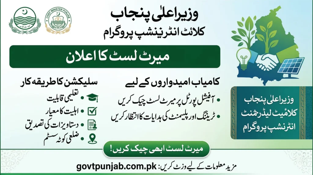 CM Punjab Internship Program 2025